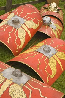Helmet Prints: Shields and helmets of the Ermine Street Guard, Birdoswald Roman Fort, Hadrians Wall