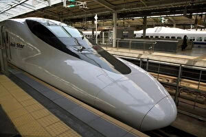 Images Dated 5th April 2008: Shinkansen (Bullet train), Japan, Asia