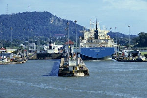 Canal Prints: Ships and locks on the Panama Canal