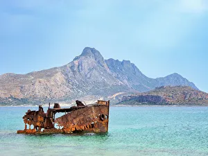 Shipwreck Prints: Shipwreck off the coast of Imeri Gramvousa