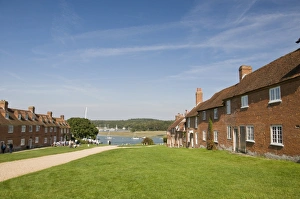 Shipwrights cottages at Bucklers Hard, Hampshire, England, United Kingdom