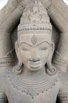 Close Up View Prints: Shiva, Museum of Cham Sculpture, Danang, Vietnam, Indochina, Southeast Asia, Asia