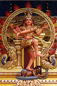 Batu Caves Prints: Shiva as Nataraj, Hindu Temple and Shrine of Batu Caves, Kuala Lumpur, Malaysia