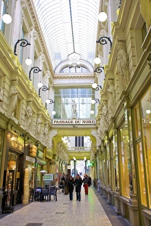 Arcade Prints: Shopping Arcade, Passage Du Nord, Brussels, Belgium, Europe