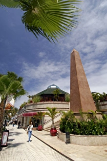 Tenerife Prints: Shopping centre, Playa de las Americas, Tenerife, Canary Islands, Spain, Atlantic, Europe