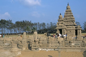 Local Famous Place Prints: Shore temple at Mahabalipuram