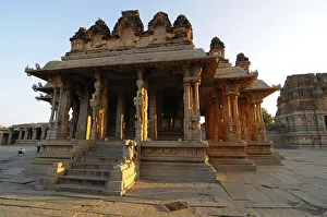 Karnataka Prints: Shree Vijaya Vitthala Temple, Hampi, UNESCO World Heritage Site, Karnataka, India, Asia
