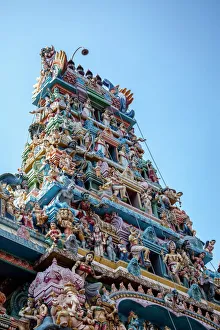 Cultures Prints: Shri Kathirvelayutha Swamy Kovil, a Hindu Temple, Colombo, Sri Lanka, Asia