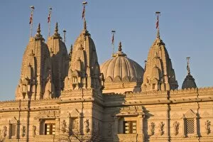 Administration Collection: Shri Swaminarayan Mandir Temple, the largest Hindu temple outside India