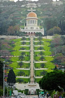 Shrine of the Bab, Bahai Gardens, Haifa, Israel, Middle East