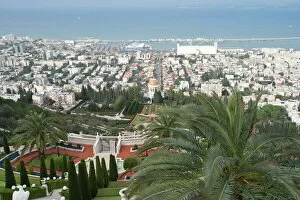 Images Dated 19th February 2009: Shrine of the Bab, Bahai Gardens, Haifa, Israel, Middle East