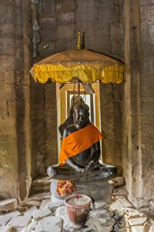 Shrine in Bayon Temple in Angkor Thom, Angkor, UNESCO World Heritage Site, Siem Reap Province, Cambodia, Indochina, Southeast Asia, Asia