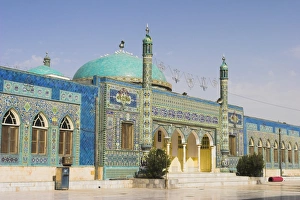 The Shrine of Hazrat Ali, who was assassinated in 661, Mazar-I-Sharif, Balkh province