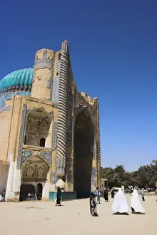 Shrine of Khwaja Abu Nasr Parsa, built by Sultan Husayn Bayqara in late Timurid style in the 5th century, Balkh (Mother of Cities)