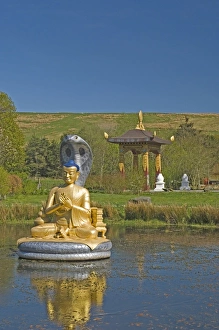 Dumfries Galloway Prints: The Shrine Pond and Monastery Gateway