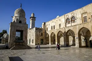 Temple Mount Prints: Shrines on the Haram esh-Sharif (Al Aqsa compound) (Temple Mount), UNESCO World Heritage