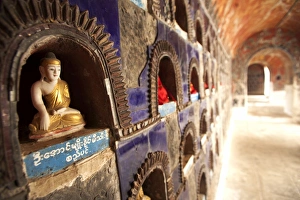 Nyaungshwe Prints: Shwe Yan Pyay Monestary, Nyaungshwe, Inle Lake, Myanamar (Burma), Asia