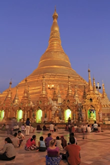 Shwedagon Pagoda, Yangon (Rangoon), Myanmar (Burma), Asia