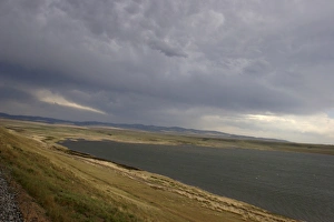 Overcast Skies Prints: Siberian landscape near Ulan Ude