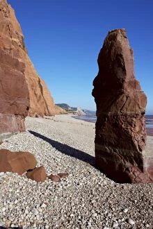 Images Dated 11th October 2010: Sidmouth Beach, Devon, England, United Kingdom, Europe