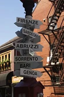 Direction Gallery: Signpost to Italian cities