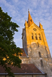 Latvia Prints: The Sigulda church in Sigulda, Latvia, Baltic States, Europe