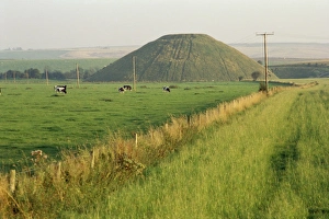 Local Famous Place Prints: Silbury Hill, Wiltshire, England, United Kingdom, Europe