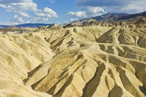 Death Valley Prints: Siltstone eroded formations of Zabriske Point, Furnace Creek, Death Valley National Park