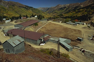 Mines Prints: Silver mines near Silverton, Colorado, United States of America, North America