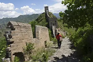 Great Wall Prints: Simatai section of the Great Wall, UNESCO World Heritage Site, near Beijing, China, Asia