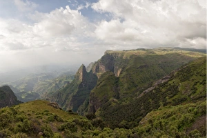 Simien Mountains National Park, UNESCO World Heritage Site, Amhara region, Ethiopia, Africa