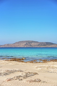 Hues Prints: Simos beach with turquoise water, Elafonisos island, Greece