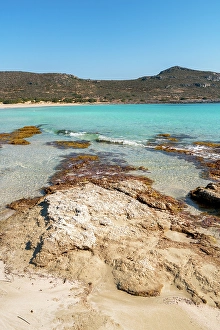 Simos Prints: Simos beach with turquoise water, Elafonisos island, Greece