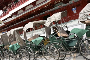 Rickshaws Prints: Singapore rickshaws, Singapore, Southeast Asia, Asia