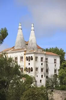 Images Dated 11th August 2008: Sintra National Palace, formerly the Royal or Town Palace, Sintra, UNESCO World Heritage Site