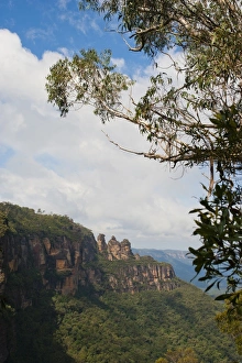Blue Mountains Prints: The Three Sisters, Blue Mountains, Katoomba, New South Wales, Australia, Pacific