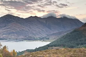 Rolling Landscape Collection: The Five Sisters of Kintail in the Scottish Highlands, Scotland, United Kingdom, Europe