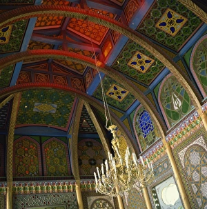 Ceilings Prints: Sitorai Mohi Hossa (Summer Palace), Bukhara, Uzbekistan, Central Asia, Asia