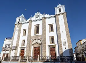 Cityscape View Prints: Sixteenth century building of Church of Santo Antao dating from 1557