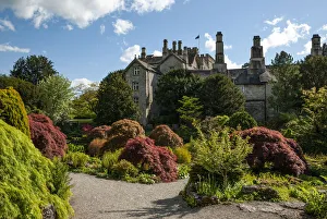 Footpath Prints: Sizergh Castle and Garden, South Kendal, Cumbria, England, United Kingdom, Europe