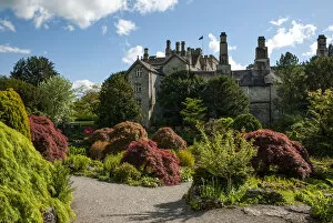 Chimney Collection: Sizergh Castle and Garden, South Kendal, Cumbria, England, United Kingdom, Europe