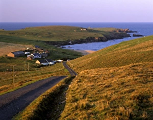 Shetland Prints: Skaw, most northerly house in Great Britain