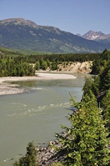 Skeena River and Kitimat Ranges, British Columbia, Canada, North America Skeena River and Kitimat Ranges, British Columbia, Canada, North America