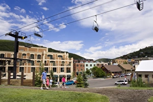 Ski Lift Prints: Ski lift in Park City, Utah, United States of America, North America