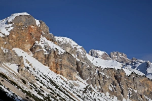 Belluno Prints: Ski mountaineering in the Dolomites, Cortina d Ampezzo, Belluno, Italy, Europe