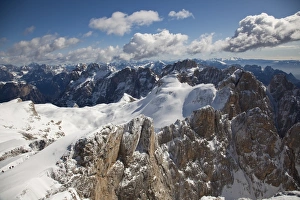 Winter Sports Prints: Ski mountaineering, Pale di San Martino, Cima Fradusta ascent, Dolomites