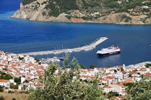 Images Dated 1st September 2008: Skopelos Town, Skopelos, Sporades Islands, Greek Islands, Greece, Europe