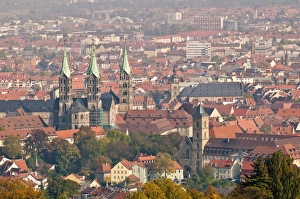 Bamberg Prints: Skyline of Bamberg, Bavaria, Germany, Europe
