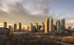 Calgary Prints: Skyline, Calgary, Alberta, Canada, North America