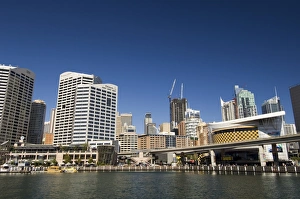 Ns W Prints: Skyline, Darling Harbour, Sydney, New South Wales, Australia, Pacific